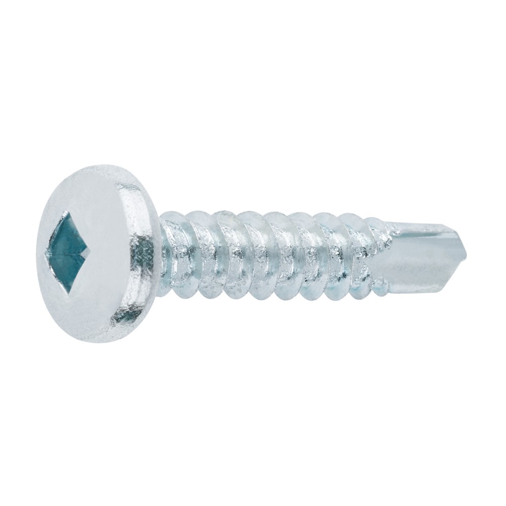 DIN-7504-N HC [CP] Tornillo autotaladrante de cabeza alomada. Zincado. Huella cuadrada